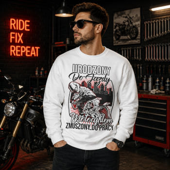 BLUZA M8 SPORTOWE URODZONY DO JAZDY